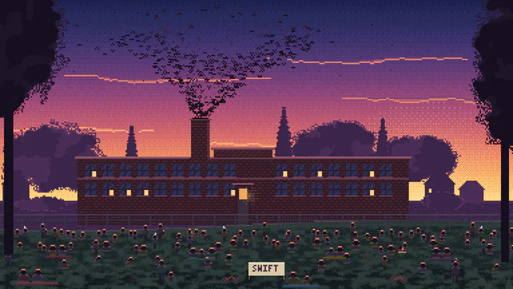 Portland in Pixels · Swift Night, 7:24 PM