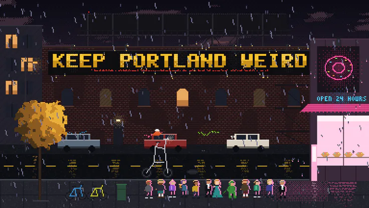 Portland in Pixels · Keep Portland Weird, 1:10 AM