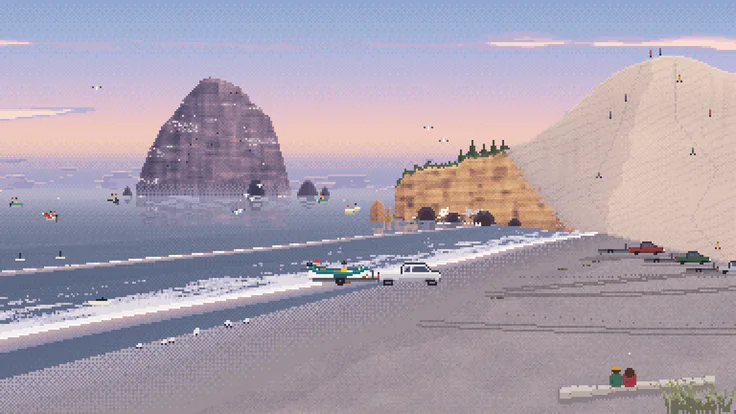 Portland in Pixels · Pacific City, 6:15 AM