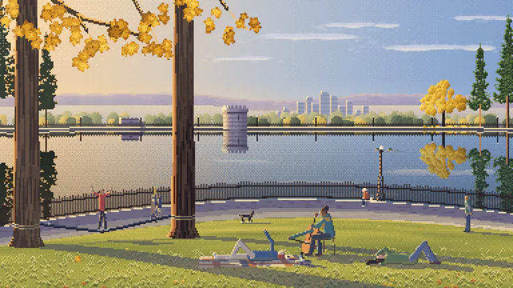 Post-Economic Portland · Mt. Tabor Reservoir, Thu 3:50 PM