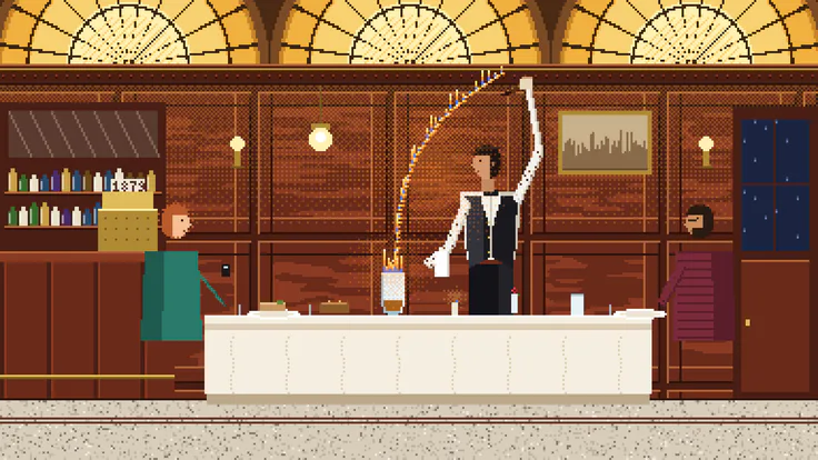 Portland in Pixels · Spanish Coffee, 8:30 PM