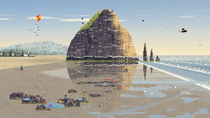 Portland in Pixels · Cannon Beach, 5:50 PM