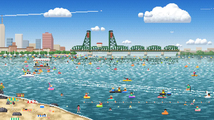 Portland in Pixels · The Big Float, 2:30 PM