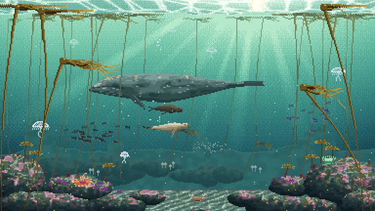 Portland in Pixels · Under the Sea, 12:40 PM