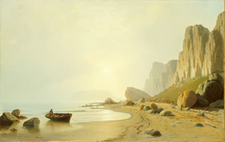 The Coast of Labrador: oil on canvas by William Bradford, 1866.