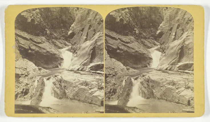 The Punch Bowl, Queen's Cañon, Glen Eyrie, from the series "Gurnsey's Rocky Mountain Views": albumen print, stereo by B. H. Gurnsey, 1850/80.