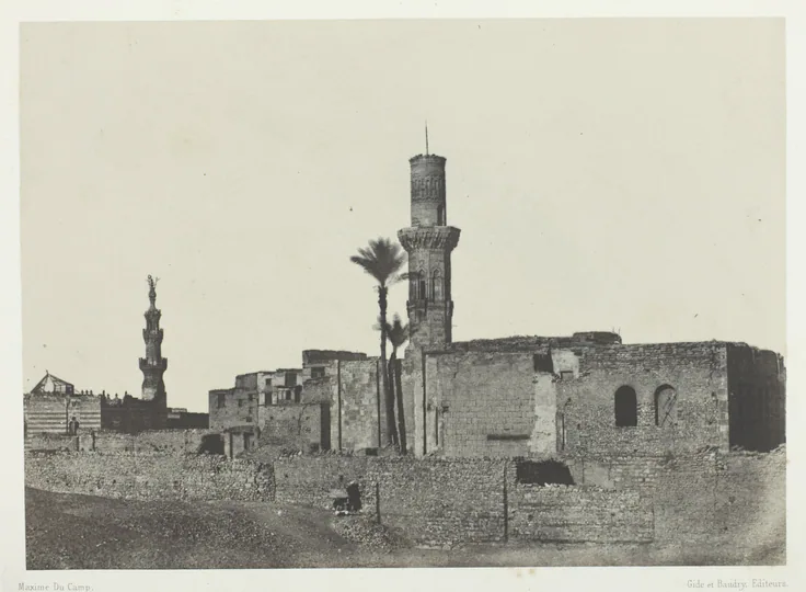 Mosquée près de Bab-el-Saïda, Le Kaire, plate 2 from the album "Egypte, Nubie, Palestine et Syrie," (1852): salted paper print by Maxime Du Camp, 1849/51, printed 1852.