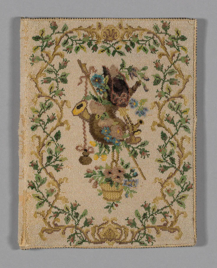 Book Cover: textile by Designed in the style of Jean Baptiste Huet, late 18th century.
