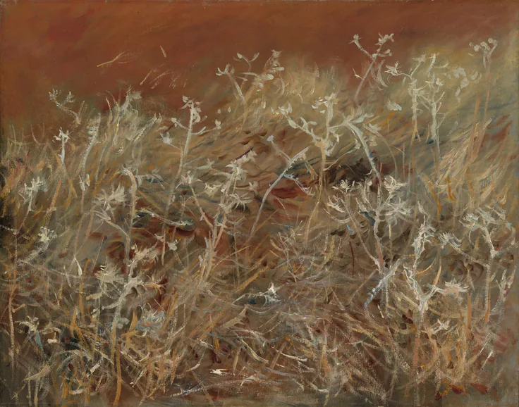 Thistles: oil on canvas by John Singer Sargent, 1883–89.