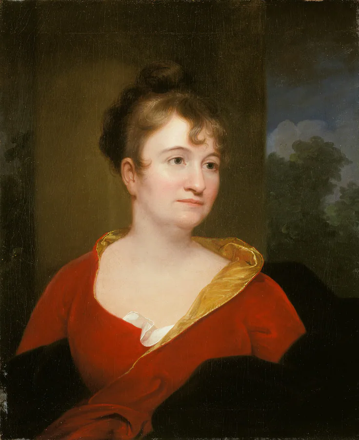 Abigail Inskeep Bradford: oil on canvas by Rembrandt Peale, 1803–8.