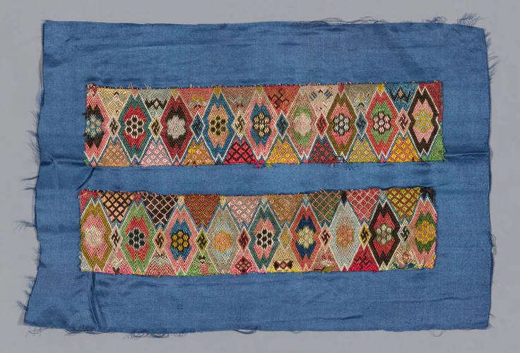 Band: embroidered gauze by Han-Chinese, Qing dynasty (1644–1911), 1875/1900.