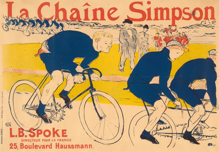 The Simpson Chain: print by Henri de Toulouse-Lautrec, 1896.