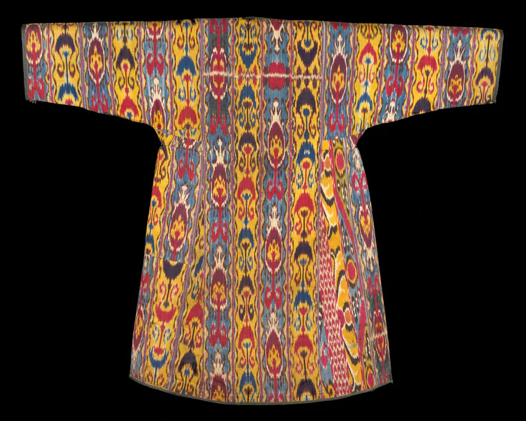 Woman's Robe: textile by Bukhara, Uzbekistan, 1840/60.