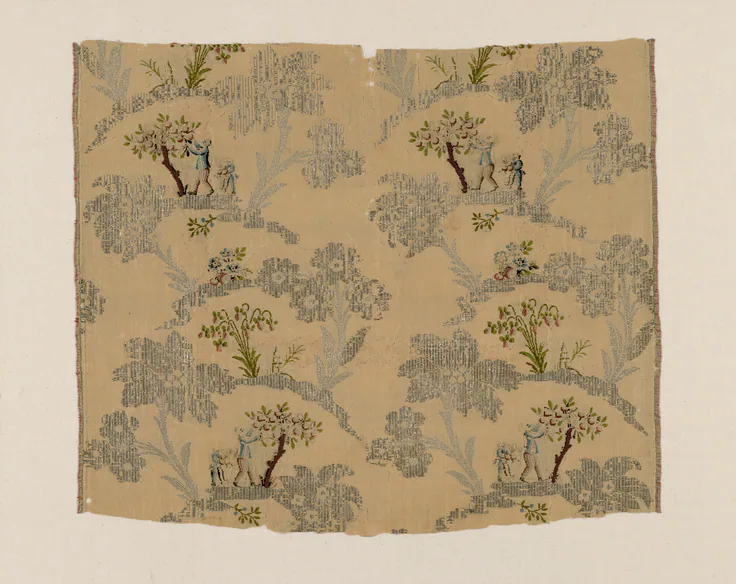 Fragment: textile by France, c. 1750.
