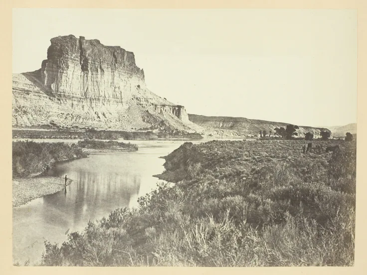 Castle Rock, Green River Valley: photograph by Andrew J. Russell, 1868/69.