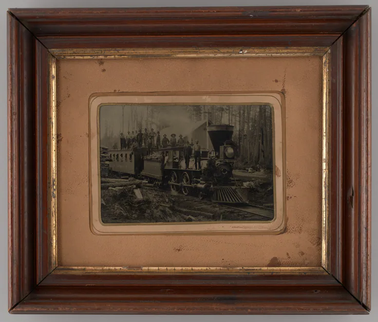 Untitled (Ashton Station, Michigan): tintype by Unknown maker, 1877.