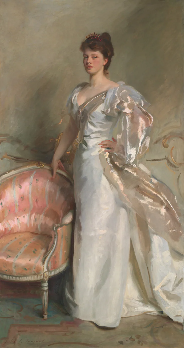 Mrs. George Swinton (Elizabeth Ebsworth): oil on canvas by John Singer Sargent, 1897.