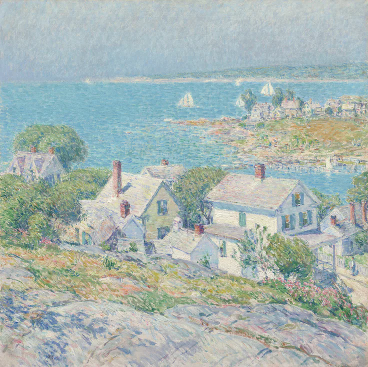 New England Headlands: oil on canvas by Childe Hassam, 1899.