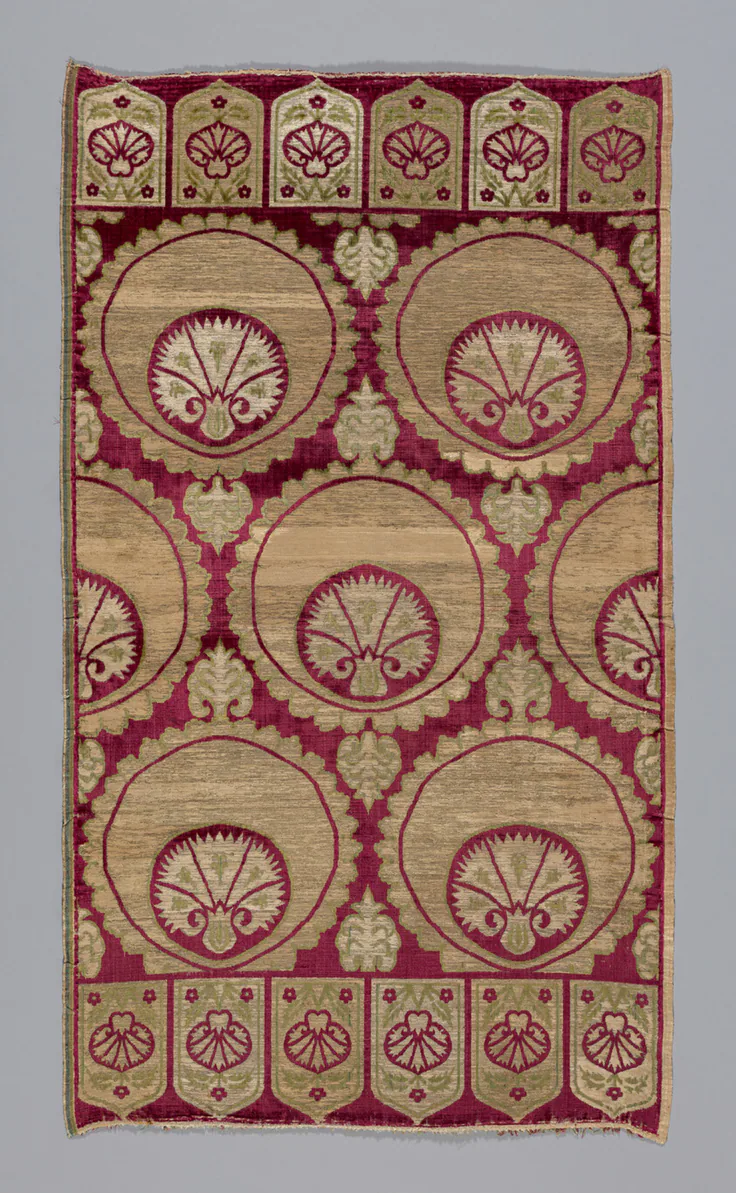 Cushion Cover: textile by Bursa, Republic of Türkiye, 1575‒1625.