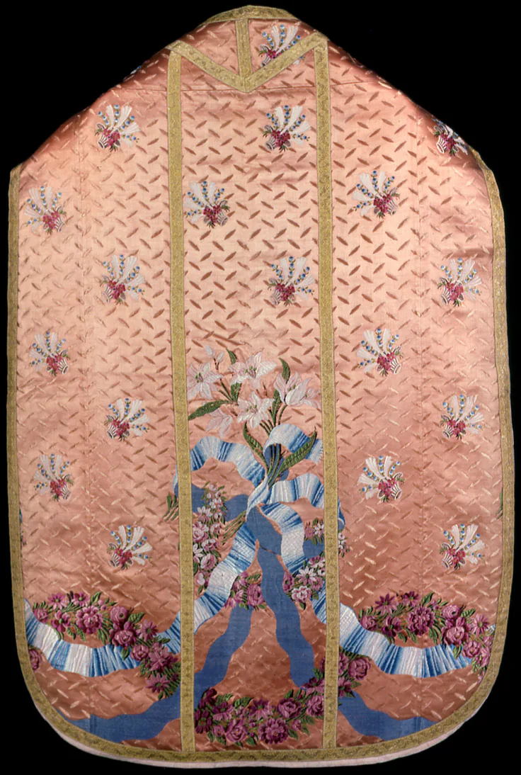 Chasuble: textile by France, 1750/1800.