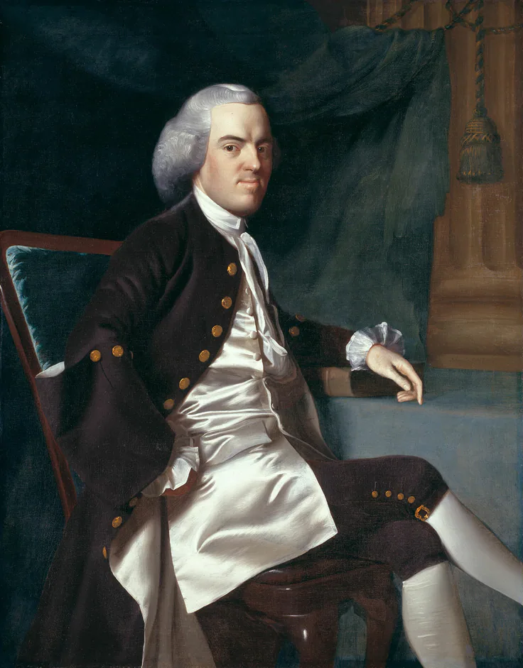 Daniel Hubbard: oil on canvas by John Singleton Copley, 1764.