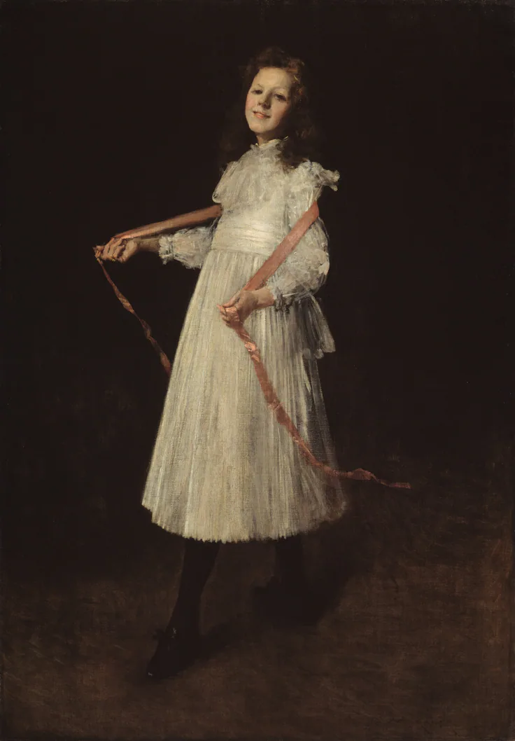 Alice: oil on canvas by William Merritt Chase, 1892.