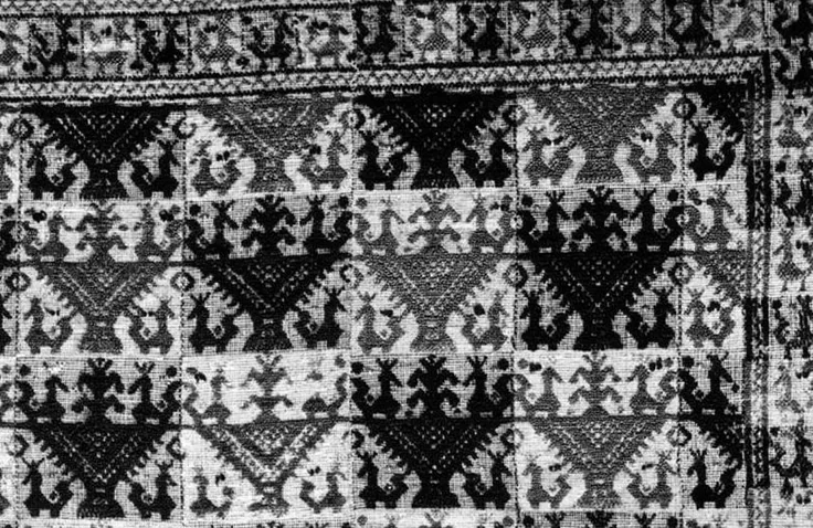 Couch Cover: hemp and wool, plain weave by Italy, Sardinia, 19th century.