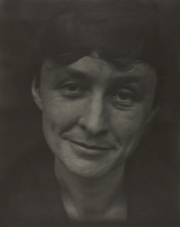 Georgia O'Keeffe: platinum print by Alfred Stieglitz, 1918.