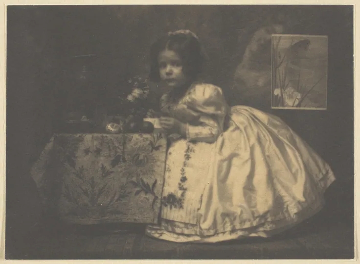 Brigitta: platinum print by Frank Eugene, c. 1906.