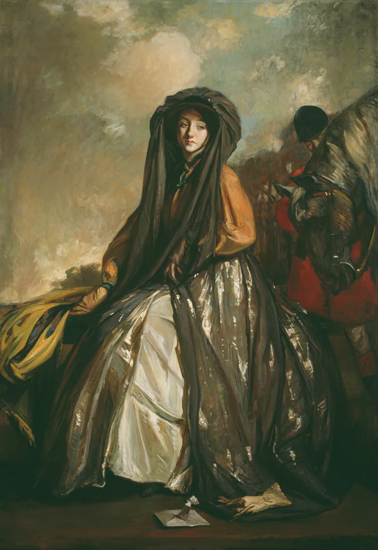 The Traveler: oil on canvas by Jacques Emile Blanche, c. 1890.