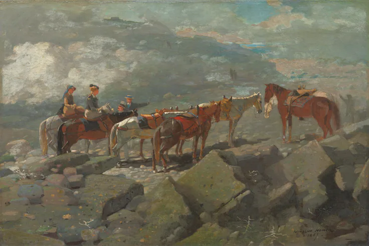 Mount Washington: oil on canvas by Winslow Homer, 1869.