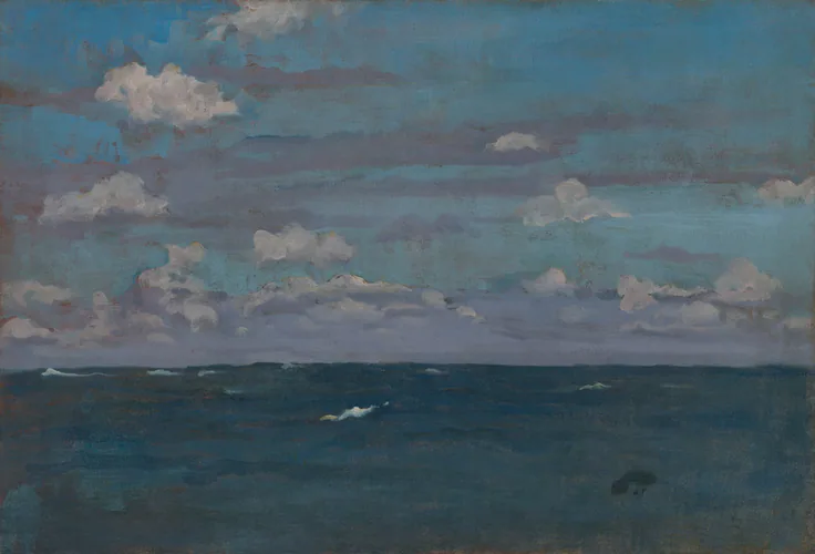 Violet and Silver—The Deep Sea: oil on canvas by James McNeill Whistler, 1893.