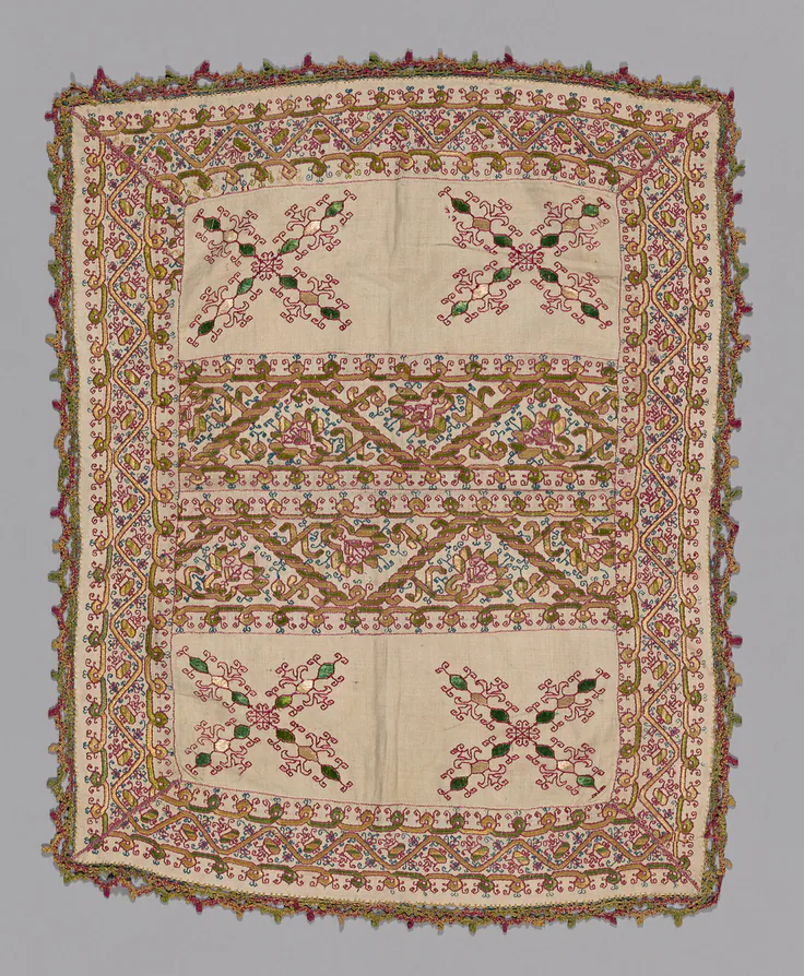 Cover: textile by Italy, 1601/75.