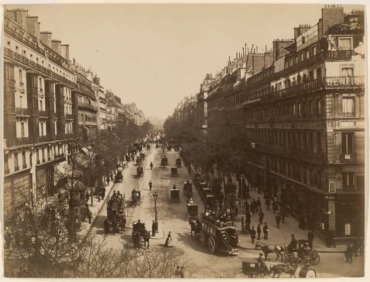 Montmartre: albumen print by Artist unknown, 1870.