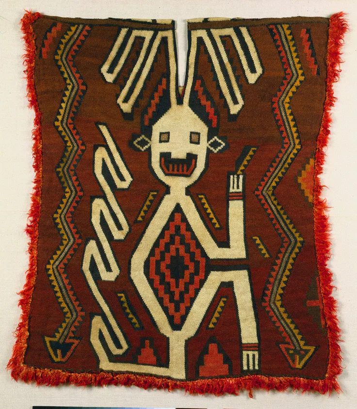Tunic: looped camelid fiber, 400–200 BCE.