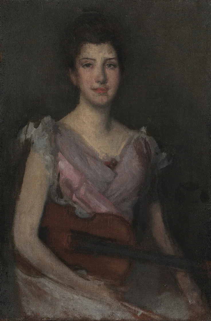 The Violin Player: oil on canvas by James McNeill Whistler, c. 1890–94.