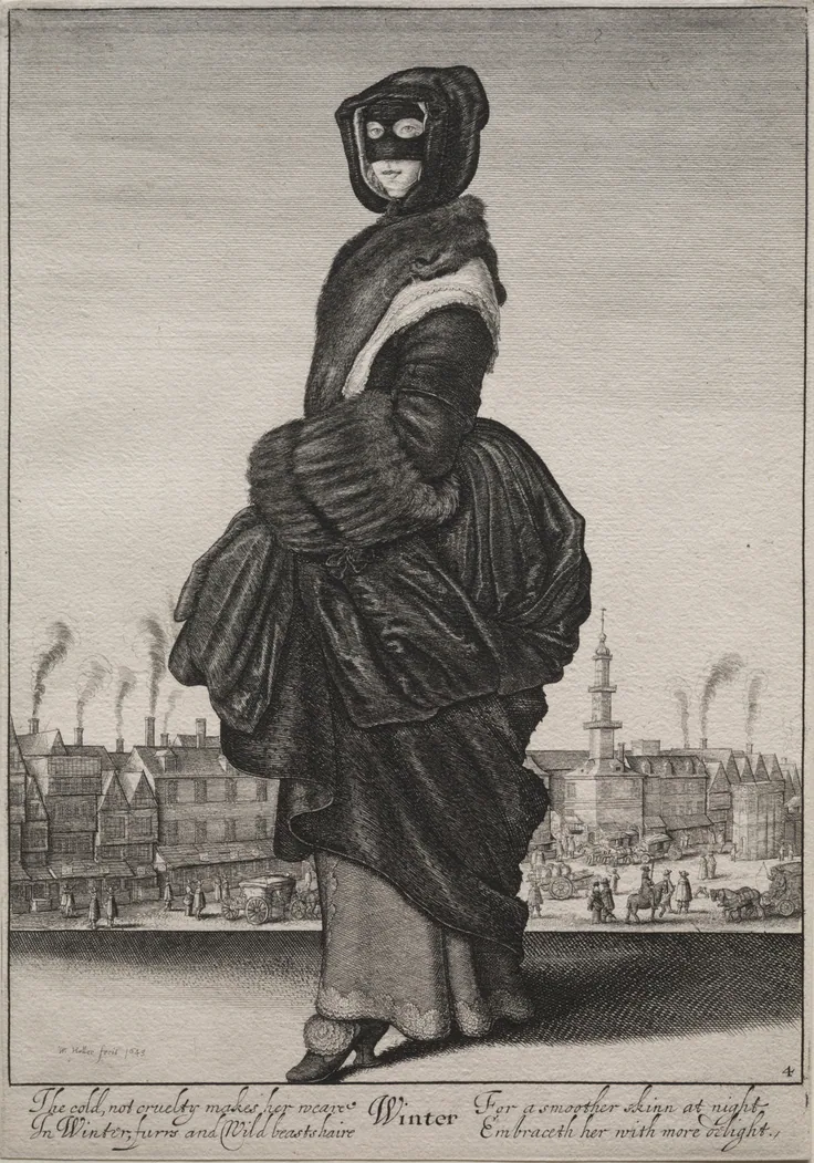 Winter: etching by Wenceslaus Hollar, 1643–44.