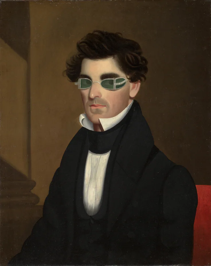 Nathaniel Olds: oil on canvas by Jeptha Homer Wade, 1837.