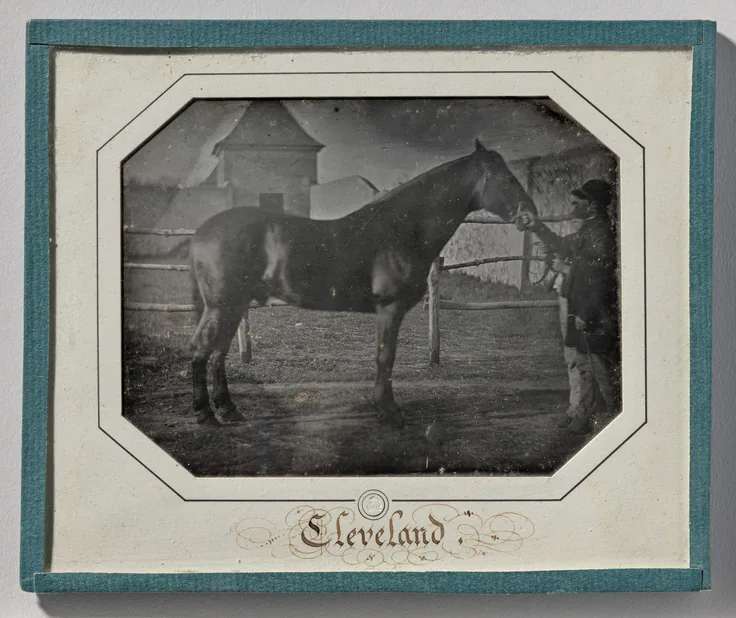 Cleveland: daguerreotype by Louis-Auguste Bisson, c. 1842–1843.
