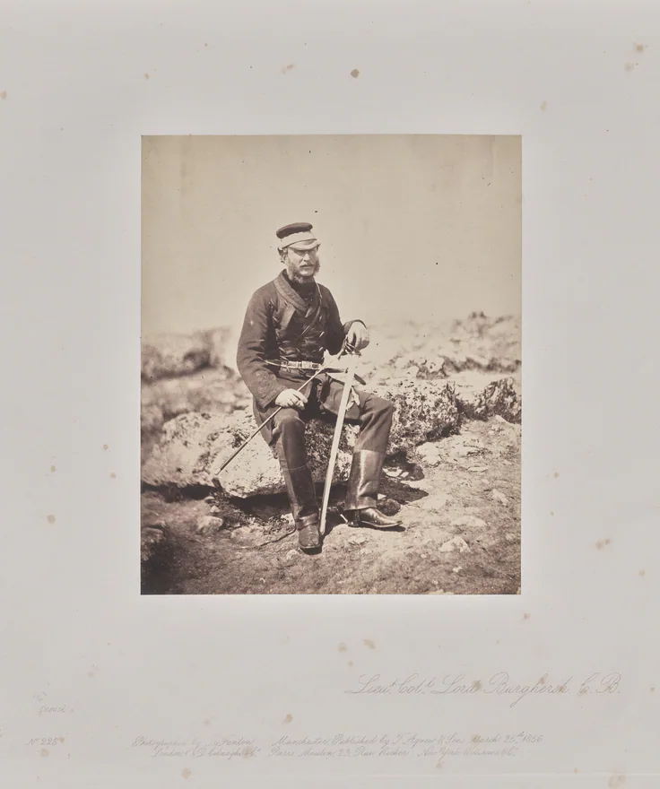 Lord Burghersh, Earl of Westmorland: salted paper print by Roger Fenton, 1855.