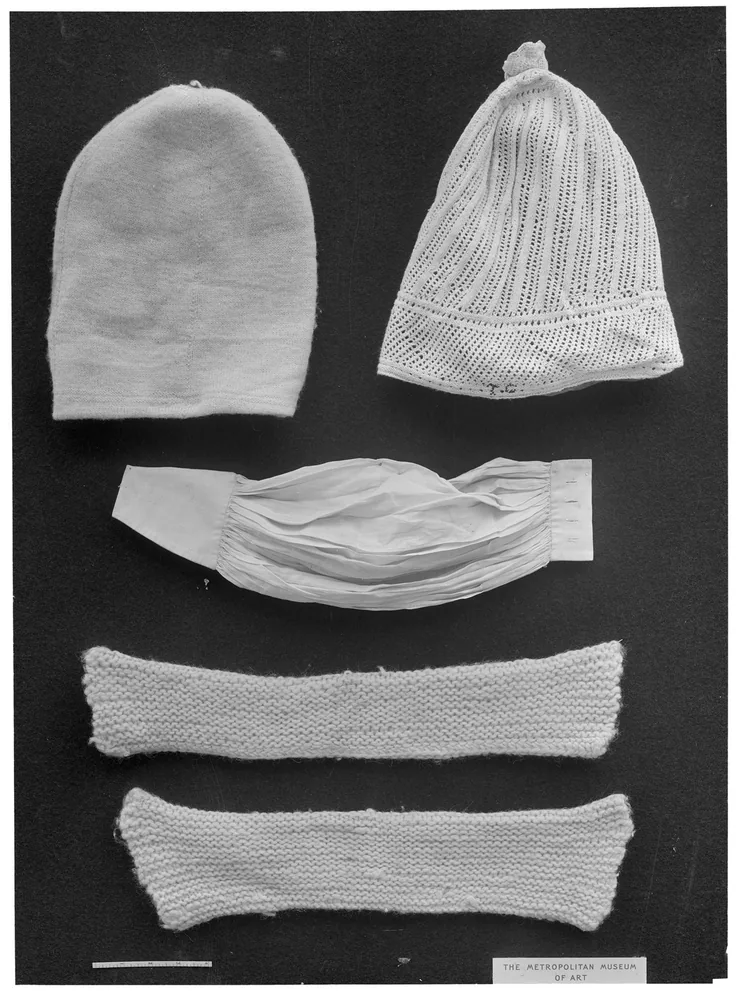 Night cap: textiles-costumes-accessories, early 19th century.