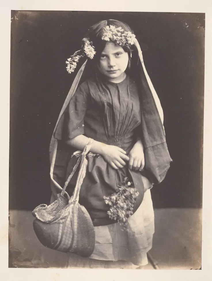Wild Flowers: albumen silver print by Mark Anthony, ca. 1857.